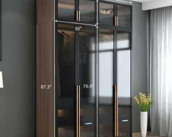Tủ quần áo cánh kính cao cấp giá xưởng QA158
